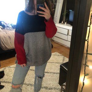 Colorblock Oversized sweater